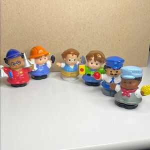 6 Fisher-Price Little People-Early 2000’s-train controller-Traffic Control-